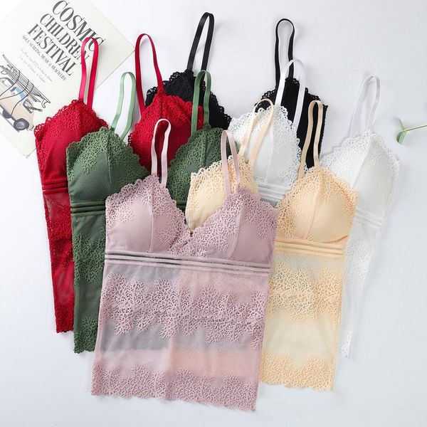 lace floral vest summer women lingerie pad sleeveless straps brathable tank one-piece female camisoles underwear & tanks, Black;white
lace floral vest summer women lingerie pad sleeveless straps brathable tank one-piece female camisoles underwear & tanks, Black;white