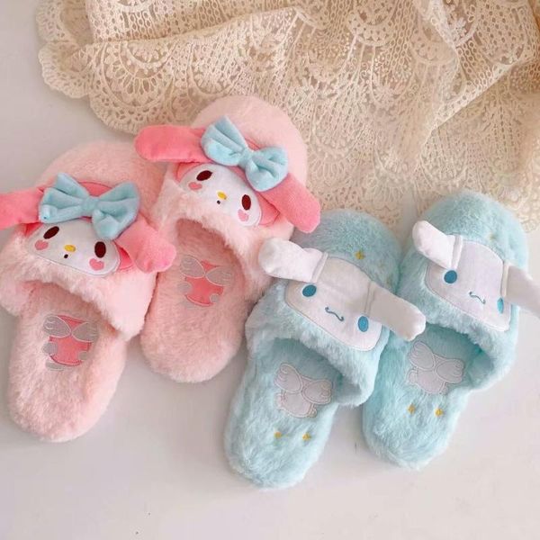 sweet women home slippers cute cartoon warm slides house plush shoes fur pink blue for girl ladies, Black
sweet women home slippers cute cartoon warm slides house plush shoes fur pink blue for girl ladies, Black