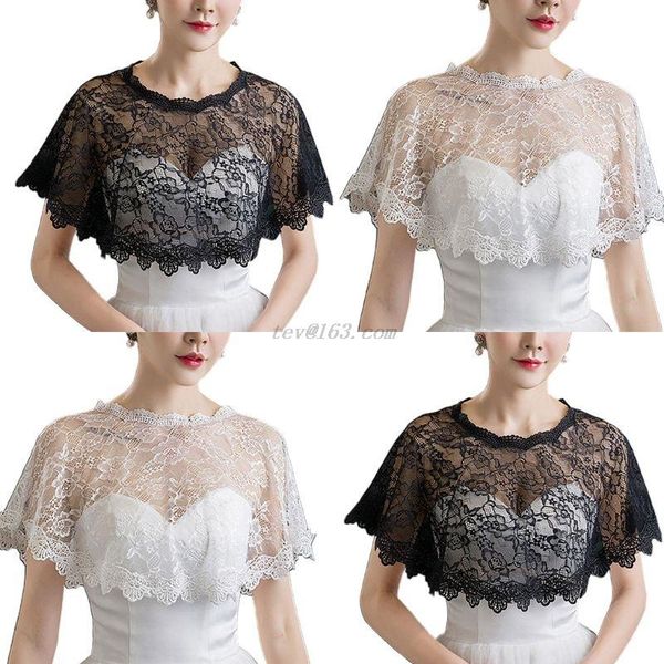 scarves women embroidery floral lace cape wrap wedding bridal perspective pullover shawl shrug shoulder covers prom party bolero capelet, Blue;gray
scarves women embroidery floral lace cape wrap wedding bridal perspective pullover shawl shrug shoulder covers prom party bolero capelet, Blue;gray