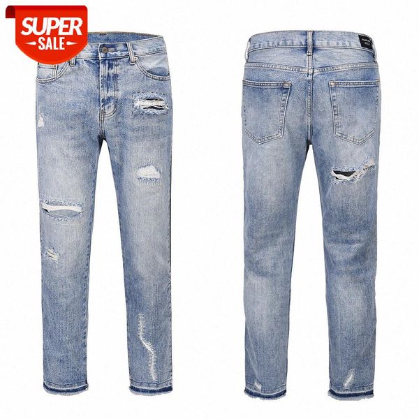 street personality side open zipper stitching jeans retro worn edging holes slim feet trousers men s85x, Black
street personality side open zipper stitching jeans retro worn edging holes slim feet trousers men s85x, Black
