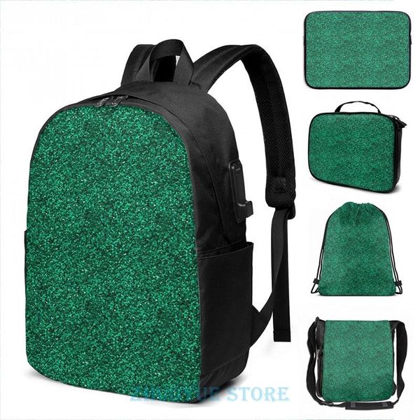 backpack funny graphic print green glitter pattern usb charge men school bags women bag travel laptop
backpack funny graphic print green glitter pattern usb charge men school bags women bag travel laptop