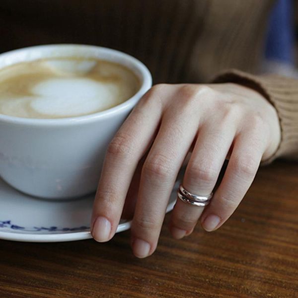 cluster rings so 100% 925 sterling silver minimalist double layer opened women charm ring chic trendy knuckles female fine jewelry bijoux, Golden;silver
cluster rings so 100% 925 sterling silver minimalist double layer opened women charm ring chic trendy knuckles female fine jewelry bijoux, Golden;silver