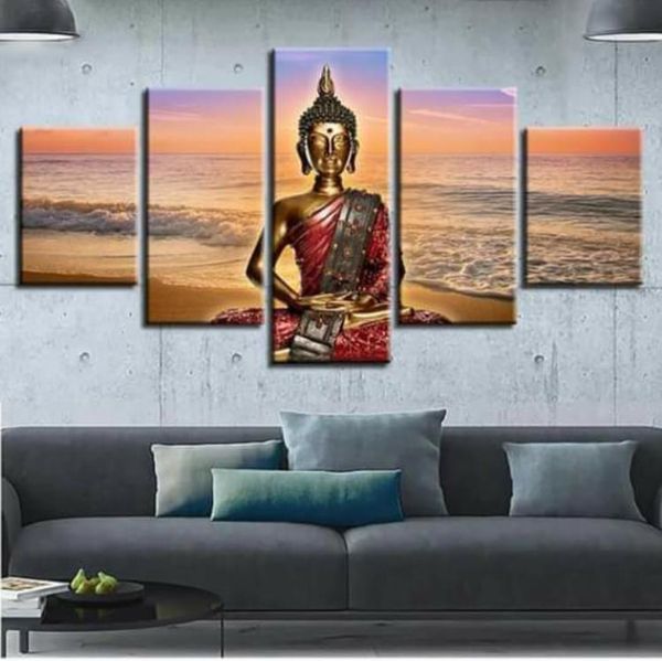 5 pieces abstract sunset sea wave buddha print painting decoration home wall pictures for kitchen no frame
5 pieces abstract sunset sea wave buddha print painting decoration home wall pictures for kitchen no frame