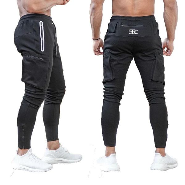 men's jogging pocket design sweatpants cotton camouflage fitness multi-pocket pants fashion training suit, Black
men's jogging pocket design sweatpants cotton camouflage fitness multi-pocket pants fashion training suit, Black