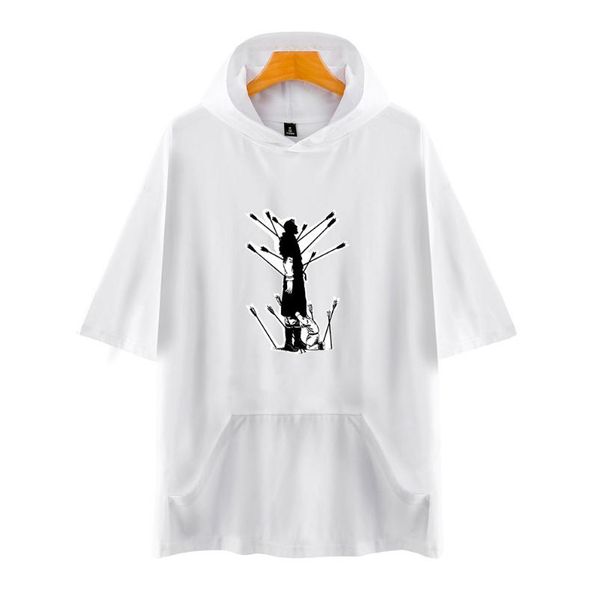 vinland saga fashion prints hooded t-shirts women/men summer short sleeve tshirts casual streetwear clothes men's, White;black 
vinland saga fashion prints hooded t-shirts women/men summer short sleeve tshirts casual streetwear clothes men's, White;black