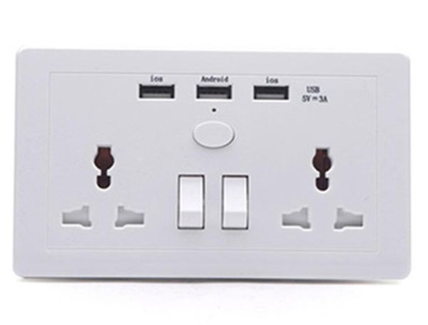 smart power plugs 20pcs universal wall socket 3 usb plug switch supply plate 3000ma charger electric outlet adapter
smart power plugs 20pcs universal wall socket 3 usb plug switch supply plate 3000ma charger electric outlet adapter