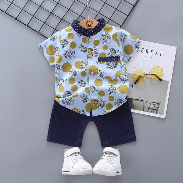 new boy summer clothing sets baby clothes cotton flower short-sleeved shirt + kids pants 2 pieces sets, White
new boy summer clothing sets baby clothes cotton flower short-sleeved shirt + kids pants 2 pieces sets, White