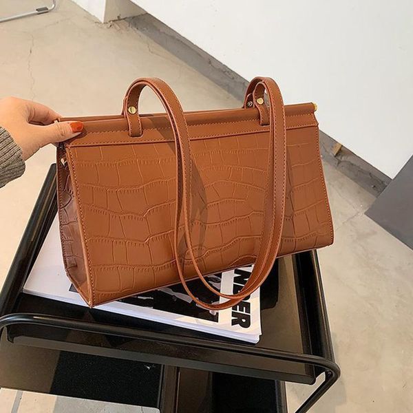 evening bags pu women's shoulder bag high-quality leather crocodile print handbag woman designer fashion underarm
evening bags pu women's shoulder bag high-quality leather crocodile print handbag woman designer fashion underarm