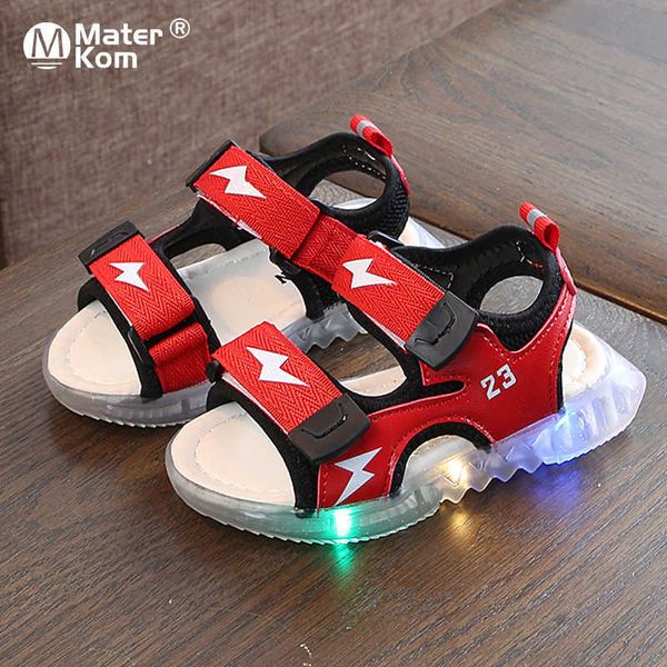 size 21-30 led light up sandals children lightweight breathable shoes girls non-slip luminous shoe glowing casual 210712, Black;red
size 21-30 led light up sandals children lightweight breathable shoes girls non-slip luminous shoe glowing casual 210712, Black;red