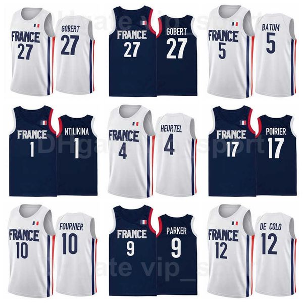 national team 2021 tokyo france olympics jersey basketball rudy gobert 7 guerschon yabusele 10 evan fournier 27 nando de colo timothe, Black
national team 2021 tokyo france olympics jersey basketball rudy gobert 7 guerschon yabusele 10 evan fournier 27 nando de colo timothe, Black