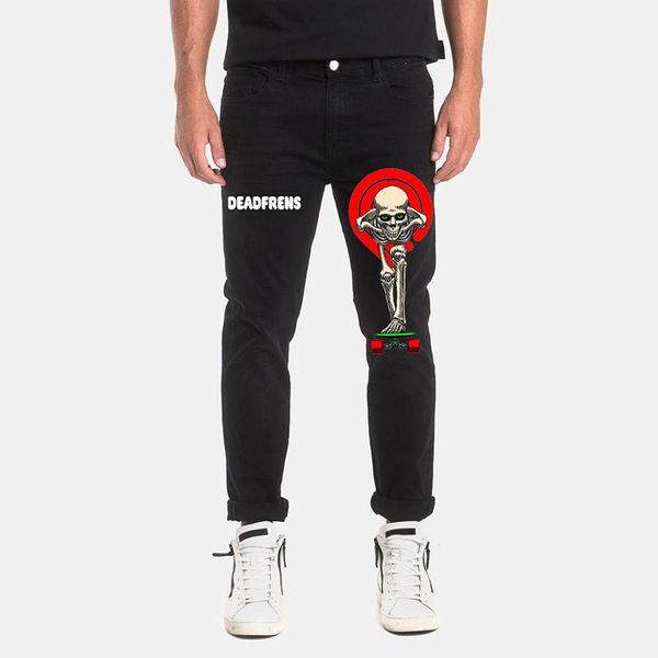 men's jeans biker men slim pants mens stretch black washed skull printed street denim trousers pencil, Blue
men's jeans biker men slim pants mens stretch black washed skull printed street denim trousers pencil, Blue