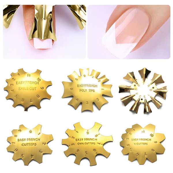 nail art kits 1pc multi-size edge metal trimmer form cutter clipper styling nails gel easy french trim smile line manicure template tools
nail art kits 1pc multi-size edge metal trimmer form cutter clipper styling nails gel easy french trim smile line manicure template tools