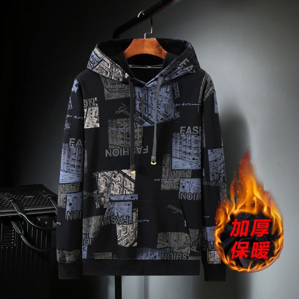 2020 winter cashmere thickened baita men's hoodie guy ten up brand large print fat, Black
2020 winter cashmere thickened baita men's hoodie guy ten up brand large print fat, Black