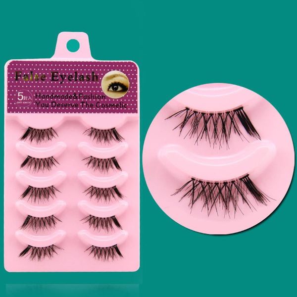 pairs crisscross false eyelash natural half eyelashes soft transparent stem man-made fiber faux lashes
pairs crisscross false eyelash natural half eyelashes soft transparent stem man-made fiber faux lashes