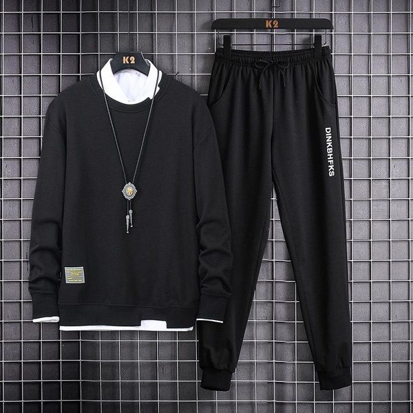men's tracksuits long-sleeved suit round neck 2-piece set sweatshirt + sweatpants casual tracksuit men outfit outdoor joggers, Gray
men's tracksuits long-sleeved suit round neck 2-piece set sweatshirt + sweatpants casual tracksuit men outfit outdoor joggers, Gray