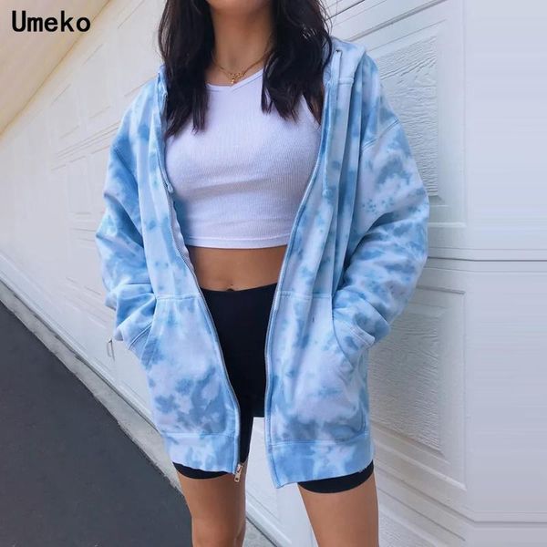 umeko autumn winter women's pad-dyeing zipper hooded jacket casual multicolor loose and comfortable lady jackets, Black;brown
umeko autumn winter women's pad-dyeing zipper hooded jacket casual multicolor loose and comfortable lady jackets, Black;brown