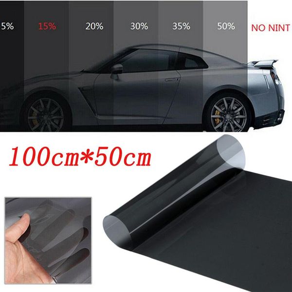 car sunshade 100cmx50cm solar insulation film window foils universal home tinting light transmittance black anti-uv protection
car sunshade 100cmx50cm solar insulation film window foils universal home tinting light transmittance black anti-uv protection