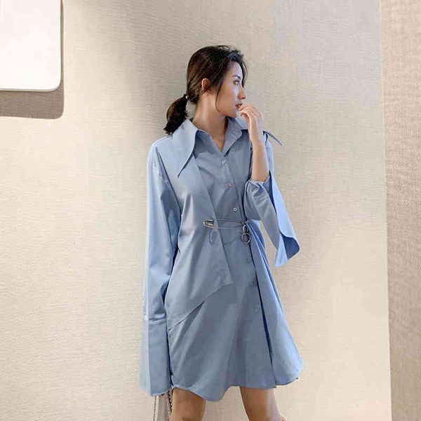 skirt adjustment shirt fashion spring tide summer 2021 female pin blue dot large blouse lapel sleeve, Black
skirt adjustment shirt fashion spring tide summer 2021 female pin blue dot large blouse lapel sleeve, Black