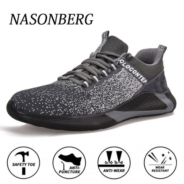 boots nasonberg steel toe work shoes safety men breathable lightweight working anti-smashing puncture proof sneakers, Black
boots nasonberg steel toe work shoes safety men breathable lightweight working anti-smashing puncture proof sneakers, Black