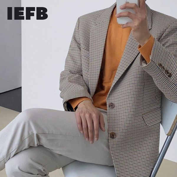 men's wear vintage plaid suit coat korean fashion handsome loose spring casual blazers streetwear clothing 9y6581 suits, White;black
men's wear vintage plaid suit coat korean fashion handsome loose spring casual blazers streetwear clothing 9y6581 suits, White;black