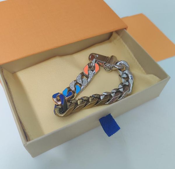 2021 bracelets titanium steel fashion mens chain bracelet womens link bracelets cool hip hop bangle, Black
2021 bracelets titanium steel fashion mens chain bracelet womens link bracelets cool hip hop bangle, Black