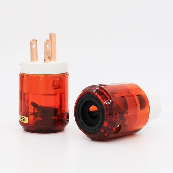 smart power plugs pair p-046e pure red-copper us plug + c-046e iec connector series for cable white end p-046
smart power plugs pair p-046e pure red-copper us plug + c-046e iec connector series for cable white end p-046
