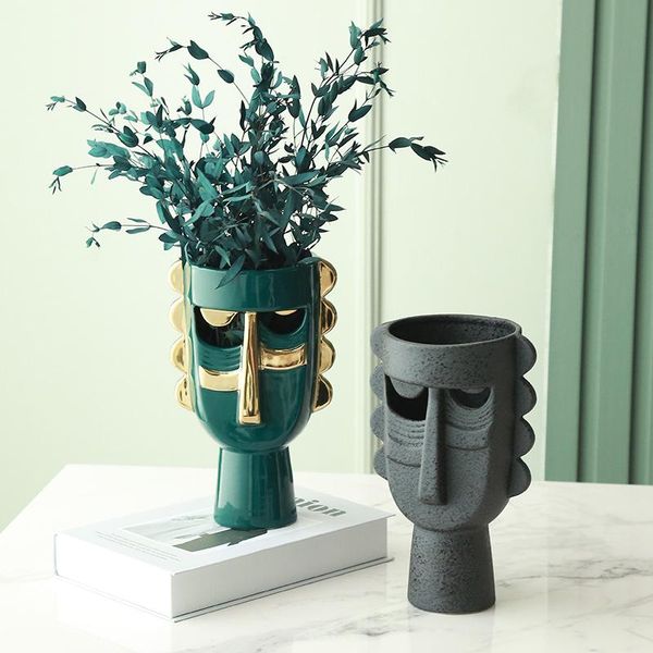 vases nordic design modern ins face art hollowed out vase living room flower ceramic floral combination ornaments home decoration
vases nordic design modern ins face art hollowed out vase living room flower ceramic floral combination ornaments home decoration