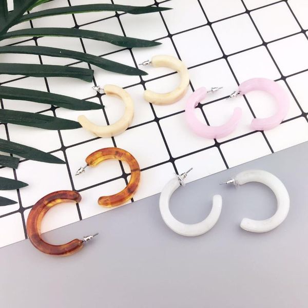 stud retro resin earrings geometric semicircle simple personality temperament match woman gift accessories, Golden;silver
stud retro resin earrings geometric semicircle simple personality temperament match woman gift accessories, Golden;silver