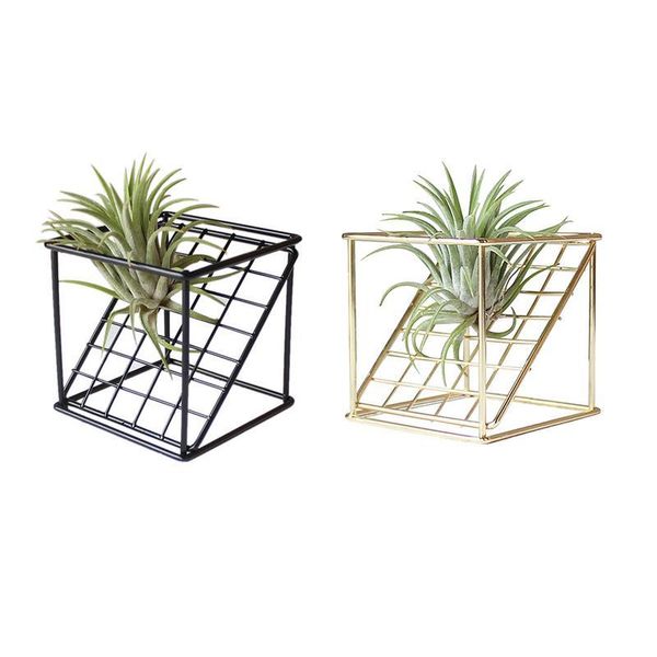 vases flower stand iron tanding hanging rack holder double-layer geometrical shaped square grid air plant receptacle
vases flower stand iron tanding hanging rack holder double-layer geometrical shaped square grid air plant receptacle