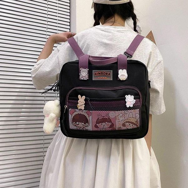 school bags 2021 women's backpack trendy brand nylon shoulder bag japanese casual student schoolbags
school bags 2021 women's backpack trendy brand nylon shoulder bag japanese casual student schoolbags