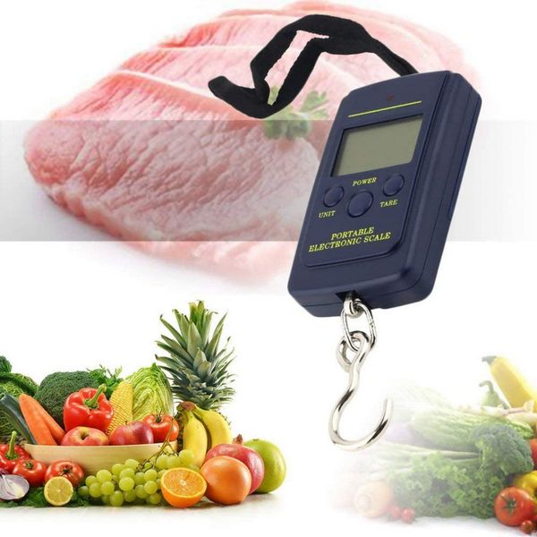40kg x 10g mini digital scale for fishing luggage travel weighting steelyard portable electronic hanging hook
40kg x 10g mini digital scale for fishing luggage travel weighting steelyard portable electronic hanging hook