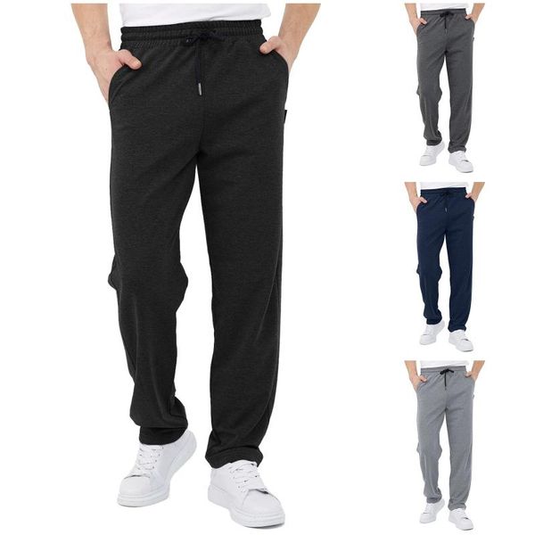 men's pants loose cotton slip pocket casual jogging fitness sports trousers all-match daily banded pant, Black
men's pants loose cotton slip pocket casual jogging fitness sports trousers all-match daily banded pant, Black