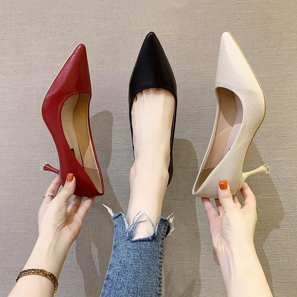 brcchenxi 7 cm stiletto heels shoes women new fashion leather pumps autumn high heel office party dress shoes casual daily, Black
brcchenxi 7 cm stiletto heels shoes women new fashion leather pumps autumn high heel office party dress shoes casual daily, Black