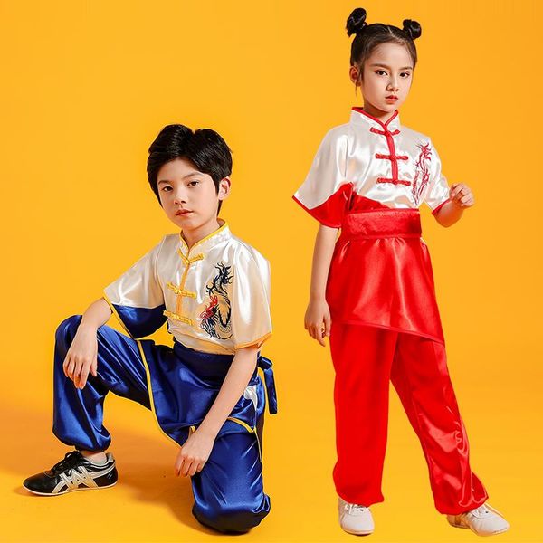 clothing sets children's training wear chinese exercise stage performance martial arts clothes, White
clothing sets children's training wear chinese exercise stage performance martial arts clothes, White
