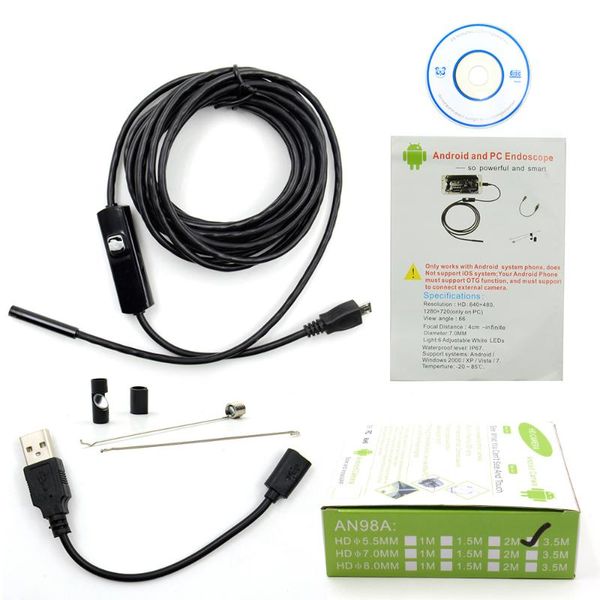 cameras original upmely 5.5mm 1.5m 2m 3.5m 720p lens hd usb endoscope 6 led inspection pipe camera for android phone pc video recording
cameras original upmely 5.5mm 1.5m 2m 3.5m 720p lens hd usb endoscope 6 led inspection pipe camera for android phone pc video recording