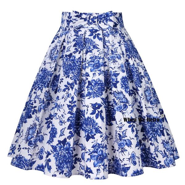 skirts 2021 women blue white cotton vintage floral skirt faldas ss0012 clothes plus size jupe with pockets pleated skater midi, Black
skirts 2021 women blue white cotton vintage floral skirt faldas ss0012 clothes plus size jupe with pockets pleated skater midi, Black