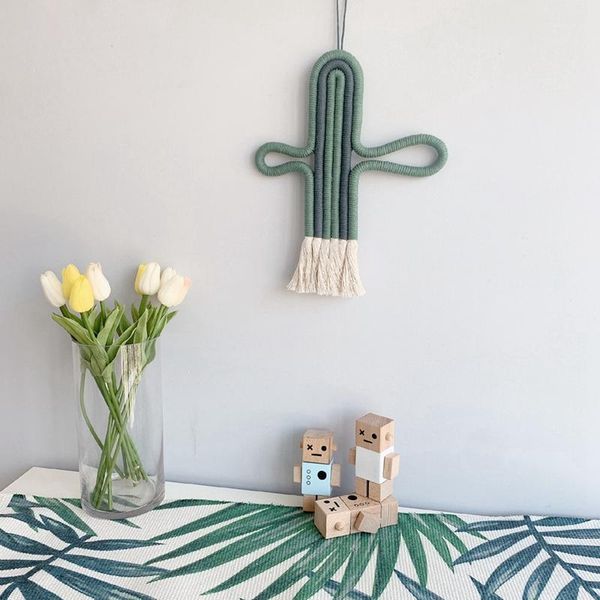 children room handmade woven cotton rope cactus hanging decoration wall hanging decor
children room handmade woven cotton rope cactus hanging decoration wall hanging decor