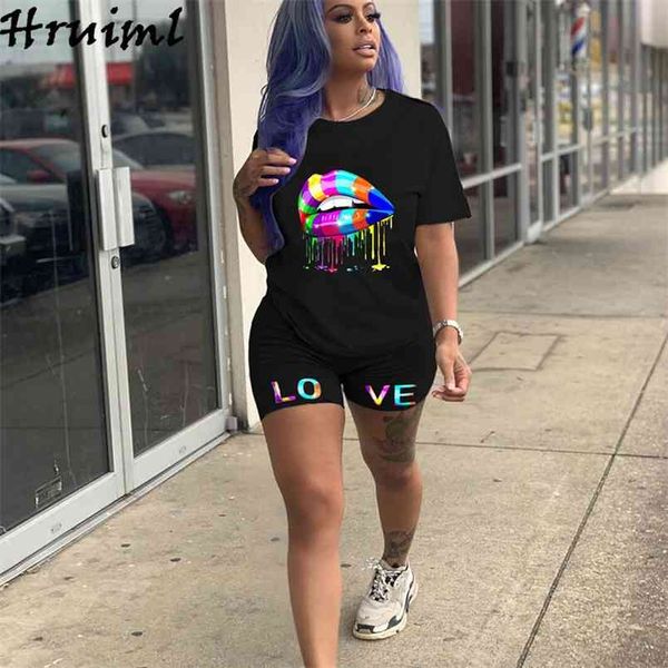 streetwear women two piece set lips printting short sleeve short pant s casual homewear fashion summer 210513, White
streetwear women two piece set lips printting short sleeve short pant s casual homewear fashion summer 210513, White