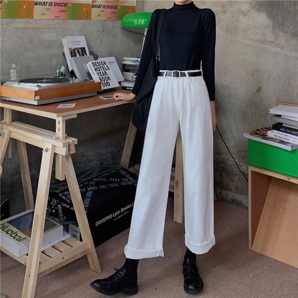 women's jeans 3407 women casual summer all-match loose wide-leg pants high-waist drape, Blue
women's jeans 3407 women casual summer all-match loose wide-leg pants high-waist drape, Blue