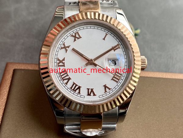 fashion white roman dial u1 factory lady watch 31mm 278274 stainless steel automatic mechanical waterproof sapphire president womens wristwa, Slivery;brown 
fashion white roman dial u1 factory lady watch 31mm 278274 stainless steel automatic mechanical waterproof sapphire president womens wristwa, Slivery;brown