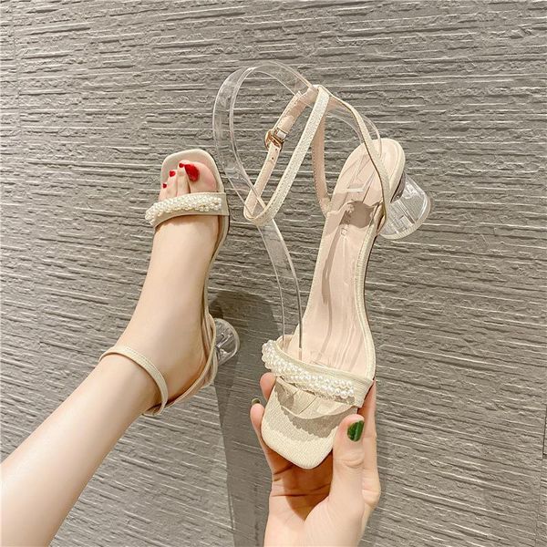 sandals block heels 2021 summer low woman leather female shoe square toe chunky low-heeled fashion girls beige comfort high, Black 
sandals block heels 2021 summer low woman leather female shoe square toe chunky low-heeled fashion girls beige comfort high, Black