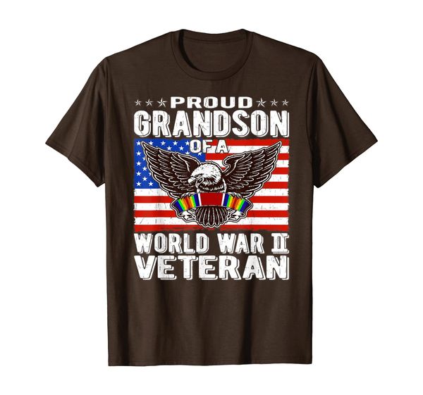 proud grandson of a world war 2 veteran - patriotic ww2 gift t-shirt, White;black
proud grandson of a world war 2 veteran - patriotic ww2 gift t-shirt, White;black