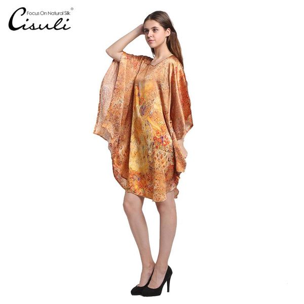 casual dresses cisuli 100% silk satin dress bat pure natural fabric summer style homewear, Black;gray
casual dresses cisuli 100% silk satin dress bat pure natural fabric summer style homewear, Black;gray