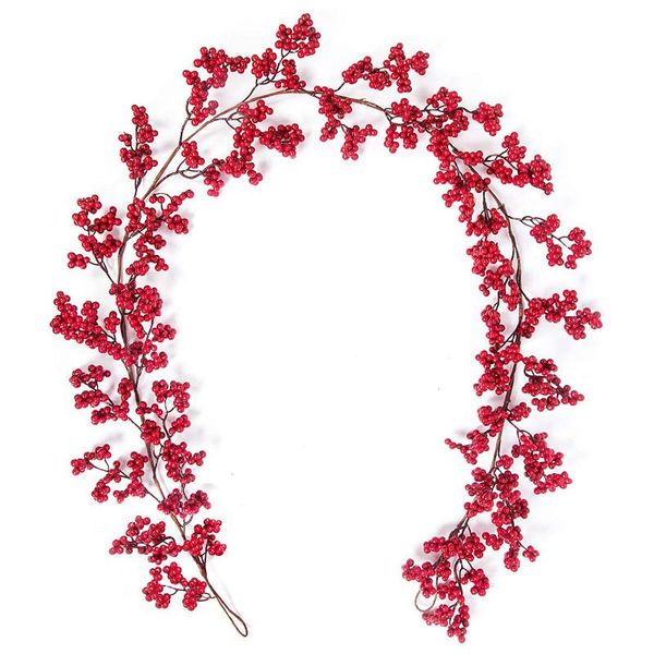 party decoration 5.9ft christmas red berry garland flexible artificial burgundy pip home holiday year decor
party decoration 5.9ft christmas red berry garland flexible artificial burgundy pip home holiday year decor