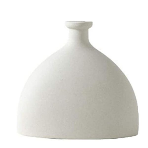 nordic white ceramic modern geometric arts vase minimalist flowers decoration for living room office home table novelty items
nordic white ceramic modern geometric arts vase minimalist flowers decoration for living room office home table novelty items