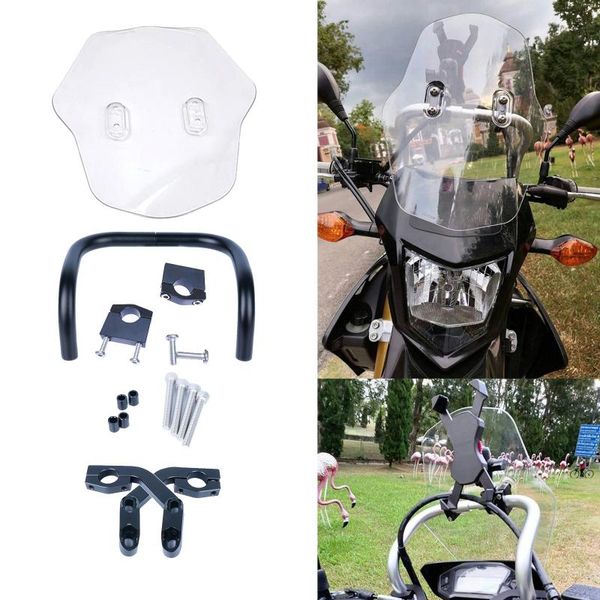 motorcycle windshield universal windscreen wind deflector w/mounting bracket kit
motorcycle windshield universal windscreen wind deflector w/mounting bracket kit