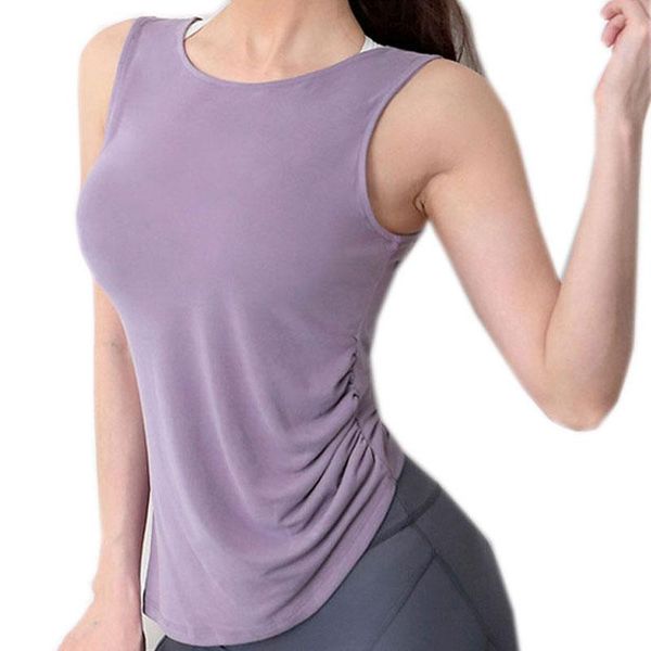 yoga outfit white pink purple khaki sleeveless vest for women 2021 arrival breathable loose running sports fitness cloth
yoga outfit white pink purple khaki sleeveless vest for women 2021 arrival breathable loose running sports fitness cloth