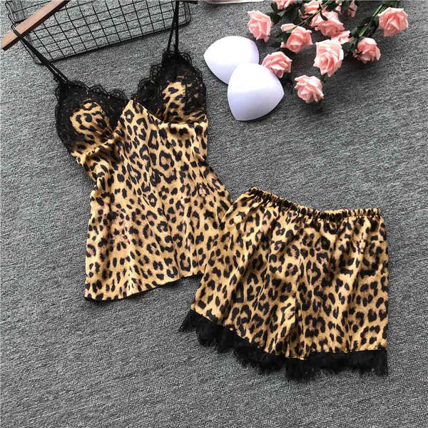sleepwear woman sleepwear sling strap fashion leopard pattern lace pajamas set sleep lounge short pants ddz7 bl6d, Black;red
sleepwear woman sleepwear sling strap fashion leopard pattern lace pajamas set sleep lounge short pants ddz7 bl6d, Black;red