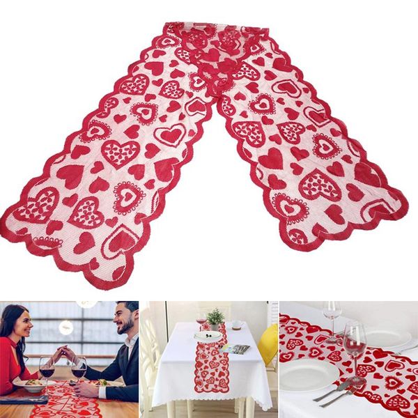 tapestries red heart table runners polyester love for valentine's day wedding modern lace fabric tablecloth covers party @hun
tapestries red heart table runners polyester love for valentine's day wedding modern lace fabric tablecloth covers party @hun