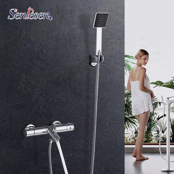 senlesen chrome bathroom shower faucet bathtub set wall mount mixer tap and cold water sets
senlesen chrome bathroom shower faucet bathtub set wall mount mixer tap and cold water sets